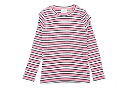 Mads Nørgaard t-shirt Talika multi strawberry pink stripes